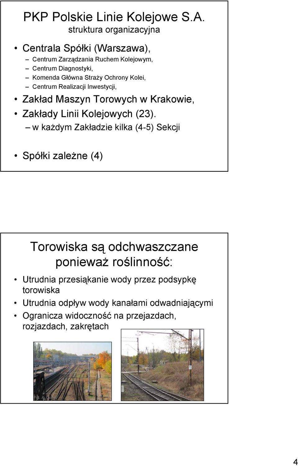 Ochrony Kolei, Centrum Realizacji Inwestycji, Zakład Maszyn Torowych w Krakowie, Zakłady Linii Kolejowych (23).