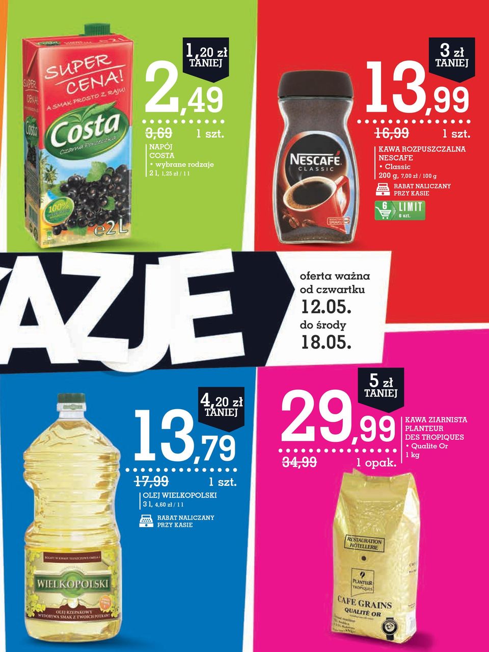 oferta ważna od czwartku 12.05.