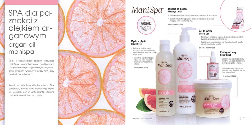 Nourishing Liquid Hand Soak cleans and preps hands for a manicure, while softening cuticles.