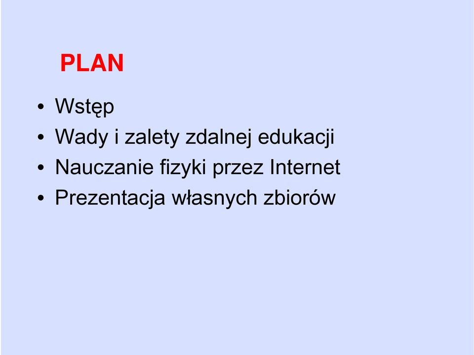 Nauczanie fizyki przez