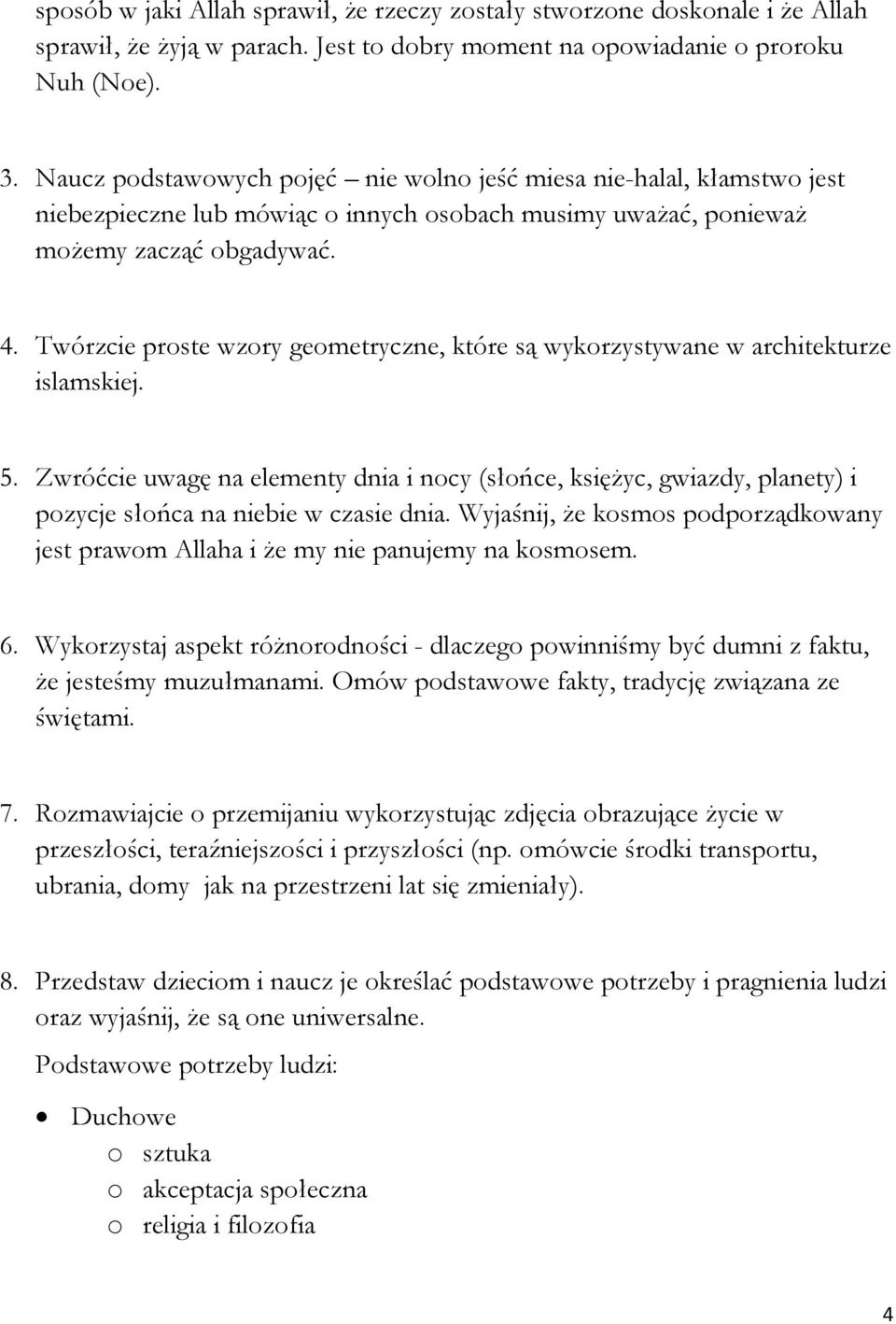 Twórzcie proste wzory geometryczne, które są wykorzystywane w architekturze islamskiej. 5.