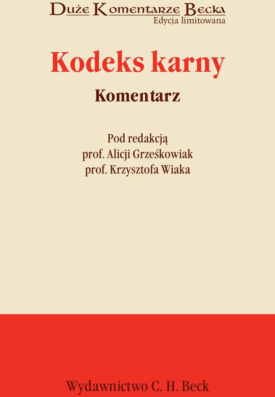 Alicji Grześkowiak prof.
