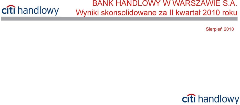 skonsolidowane za II