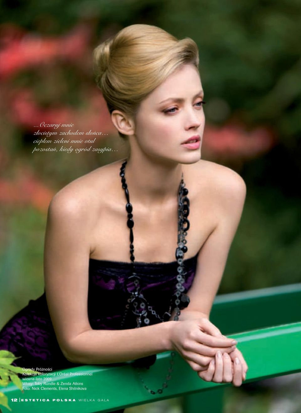 Oréal Professionnel wiosna-lato 2009 Włosy: Toby Rundle & Zenda Atkins