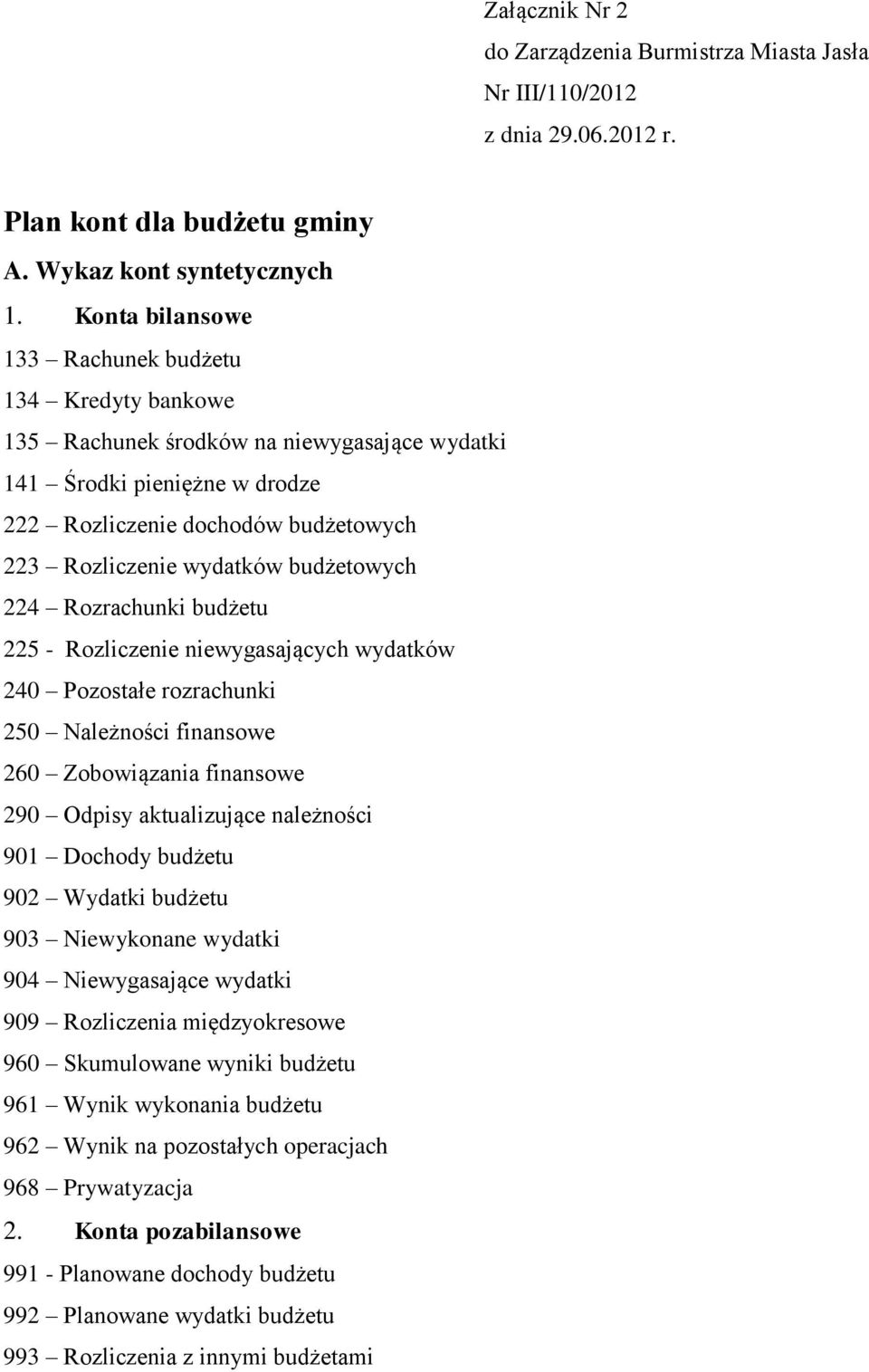 Rozliczenie wydatków budżetowych 224 Rozrachunki budżetu 225 - Rozliczenie niewygasających wydatków 240 Pozostałe rozrachunki 250 Należności finansowe 260 Zobowiązania finansowe 290 Odpisy