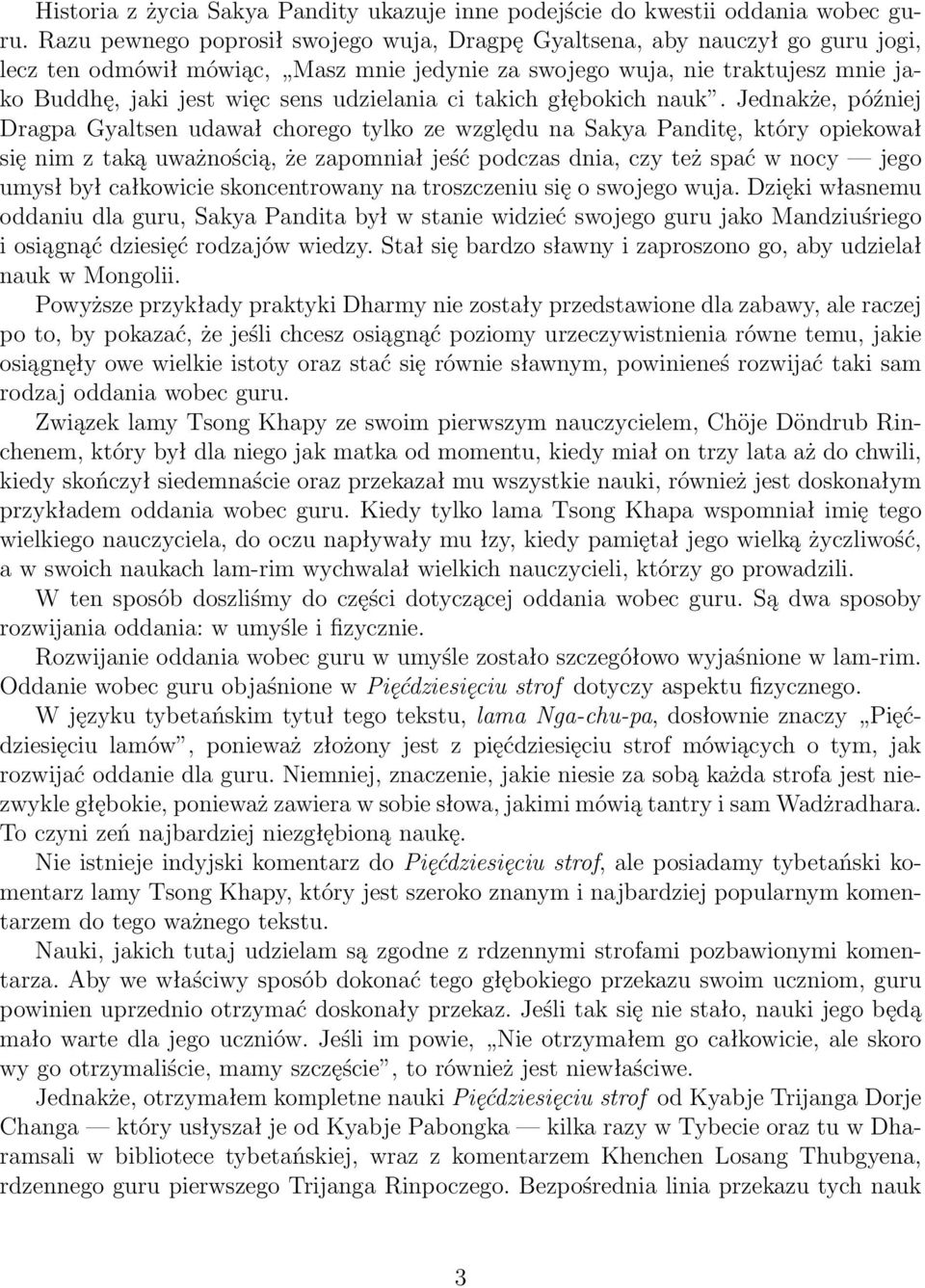 udzielania ci takich głębokich nauk.
