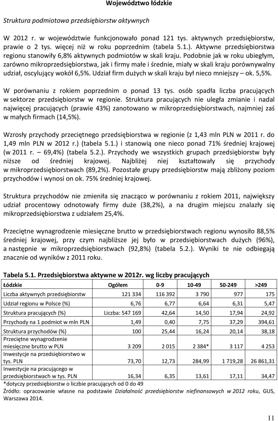 Podobnie jak w roku ubiegłym, zarówno mikroprzedsiębiorstwa, jak i firmy małe i średnie, miały w skali kraju porównywalny udział, oscylujący wokół 6,5%.