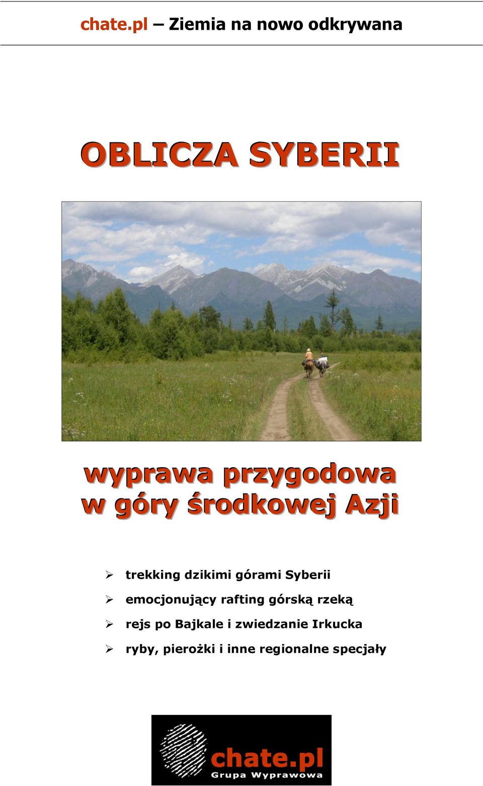 przygodowa w góry środkowej Azji trekking dzikimi górami