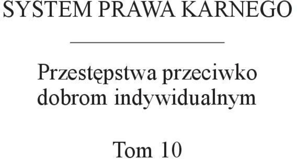 Przestępstwa