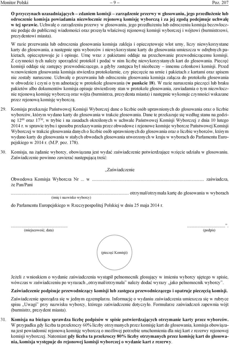 uchwałę w tej sprawie.