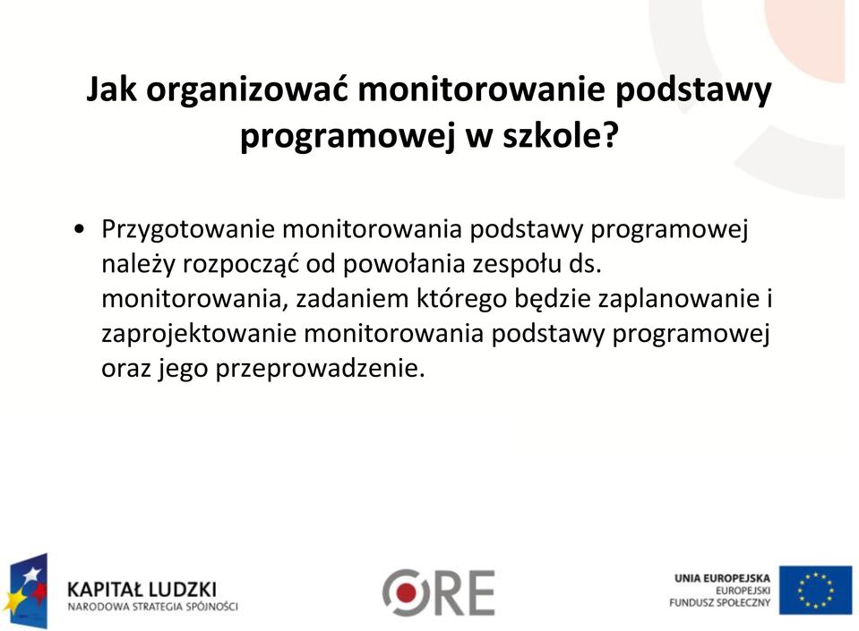 powołania zespołu ds.