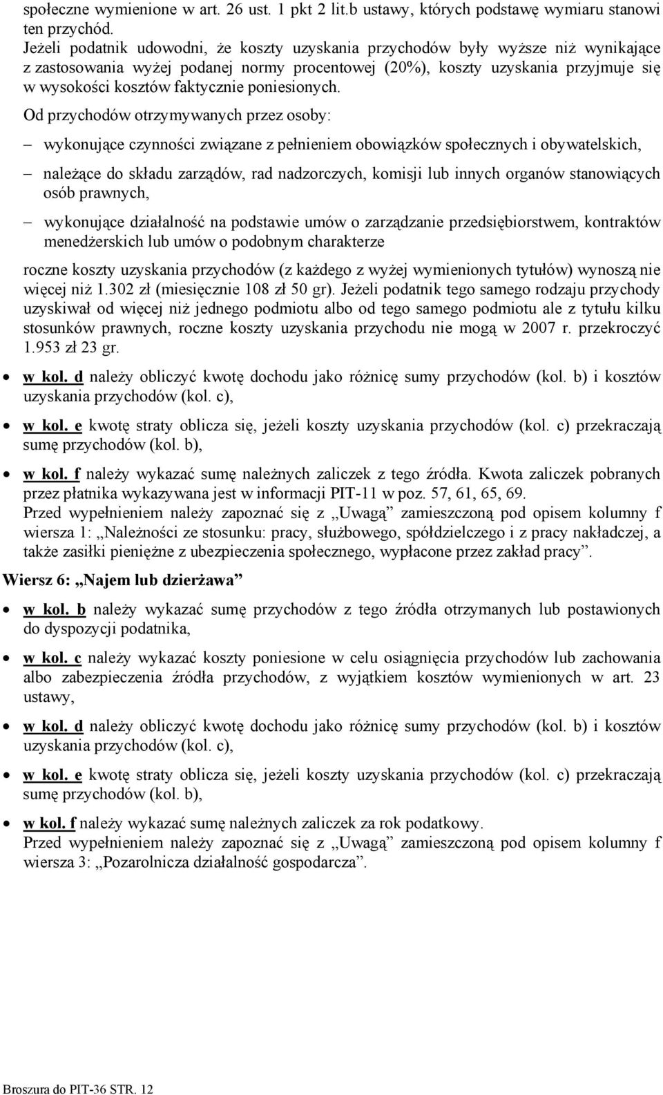 poniesionych.