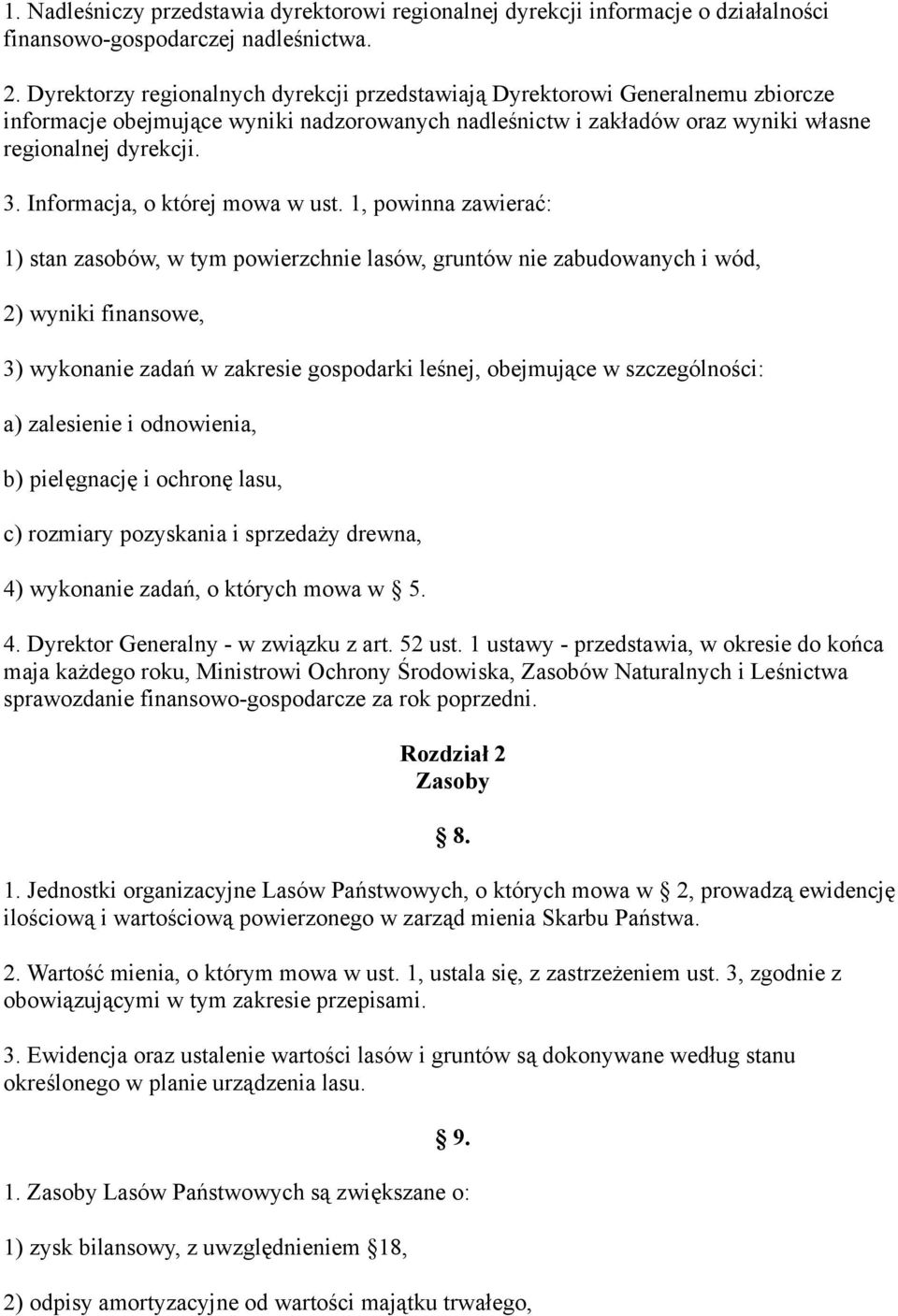 Informacja, o której mowa w ust.