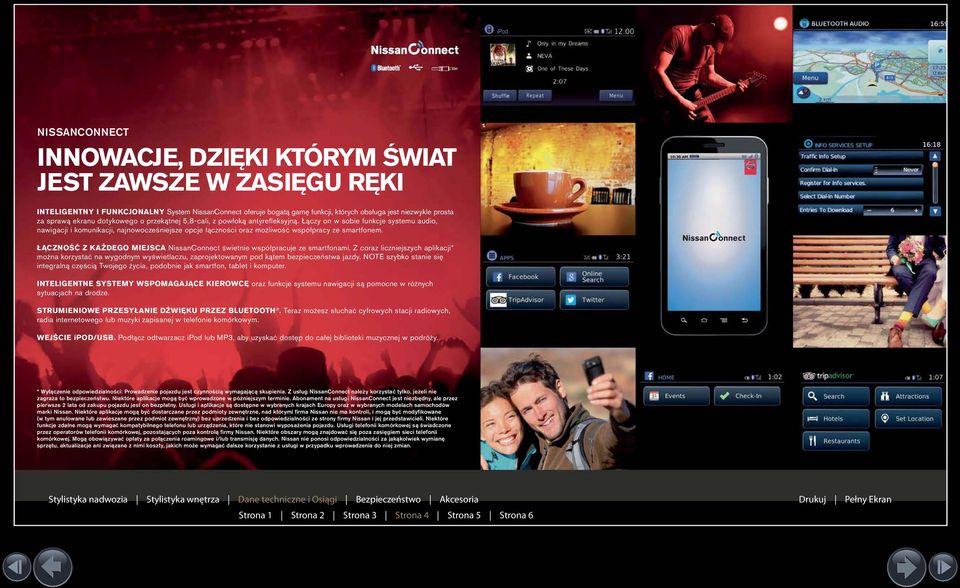 Łączy on w sobie funkcje systemu audio, nawigacji i komunikacji, najnowocześniejsze opcje łączności oraz możliwość współpracy ze smartfonem.