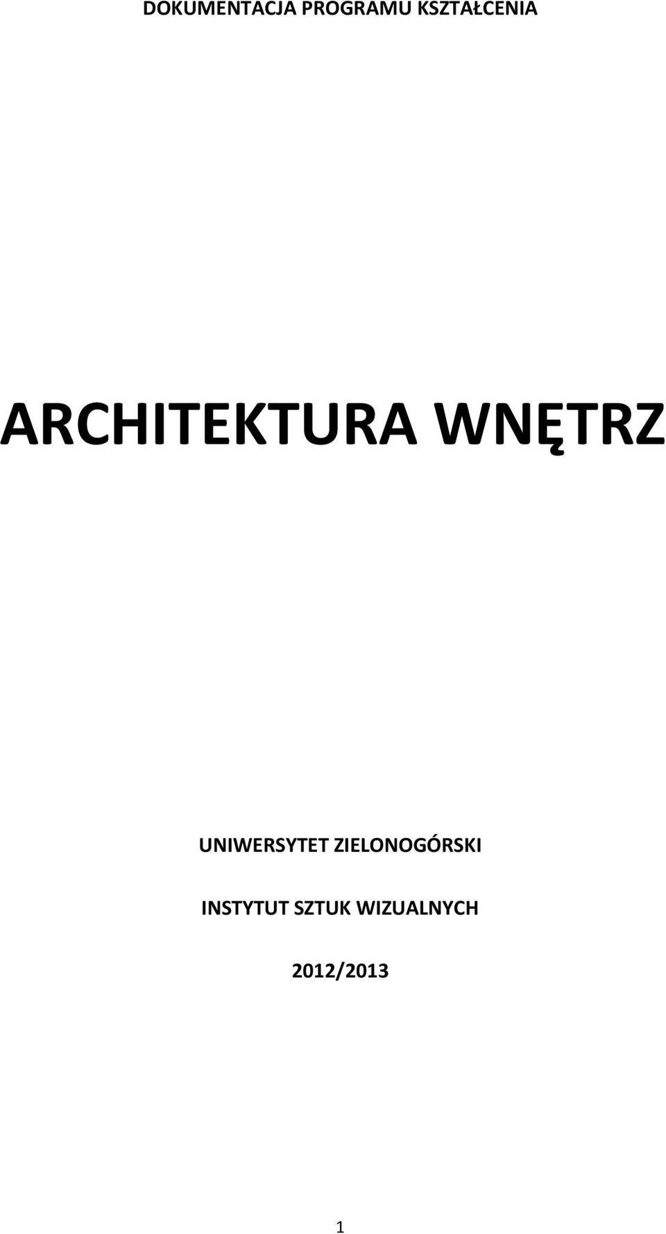 WNĘTRZ UNIWERSYTET