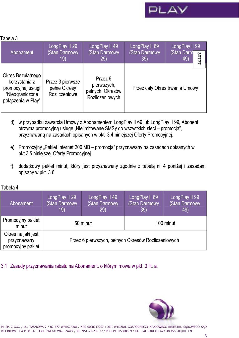 otrzyma promocyjną usługę Nielimitowane SMSy do wszystkich sieci promocja, przyznawaną na zasadach opisanych w pkt. 3.4 niniejszej Oferty Promocyjnej.
