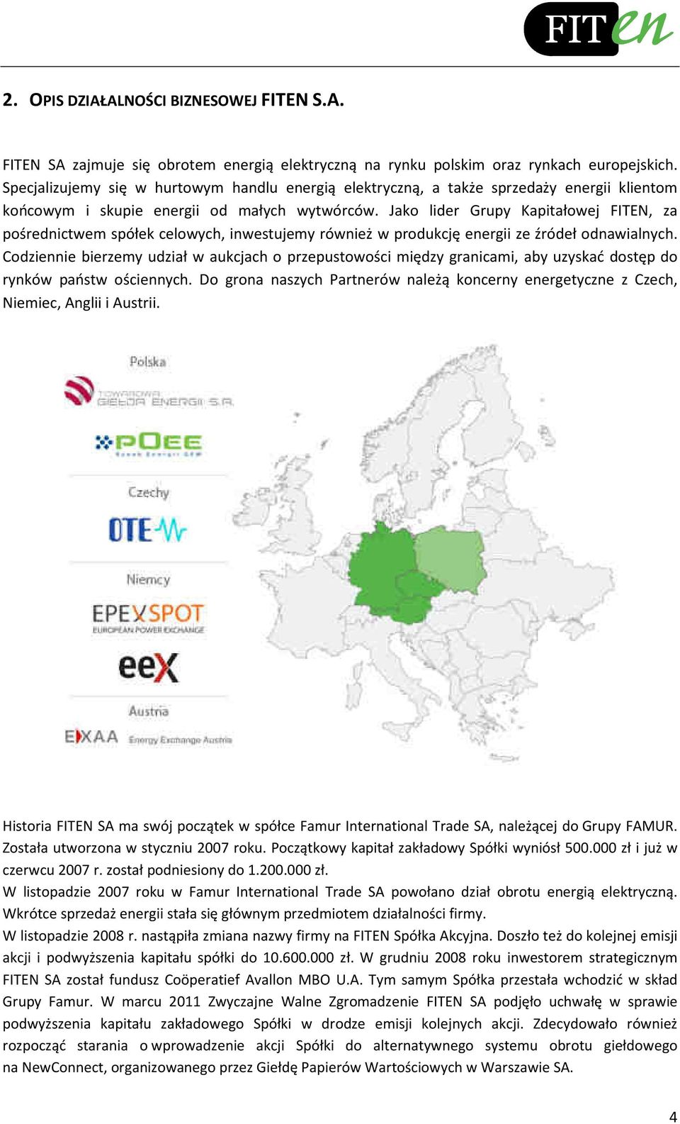 Jako lider Grupy Kapitałowej FITEN, za pośrednictwem spółek celowych, inwestujemy również w produkcję energii ze źródeł odnawialnych.