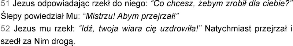 Abym przejrzał!