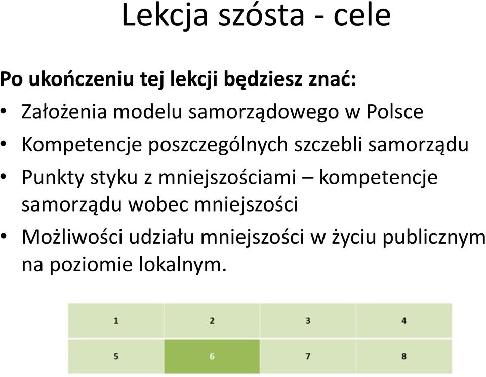 samorządu Punkty styku z mniejszościami kompetencje samorządu wobec