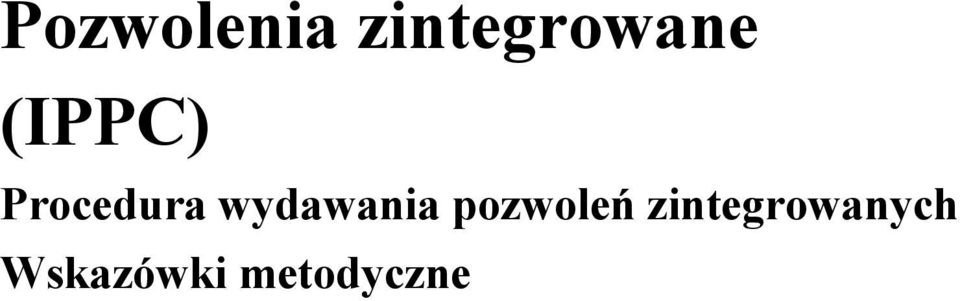wydawania pozwoleń