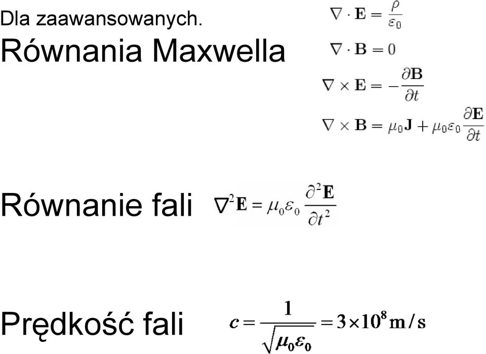 Równania