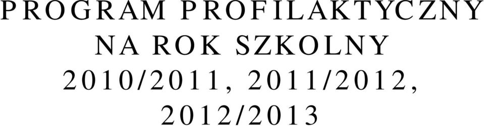 ROK SZKOLNY