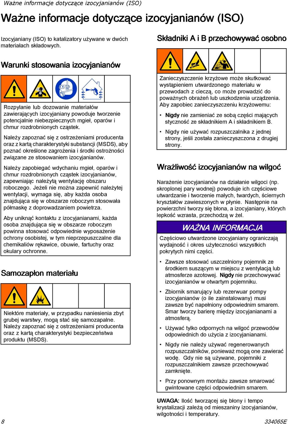 chmur rozdrobnionych cząstek.