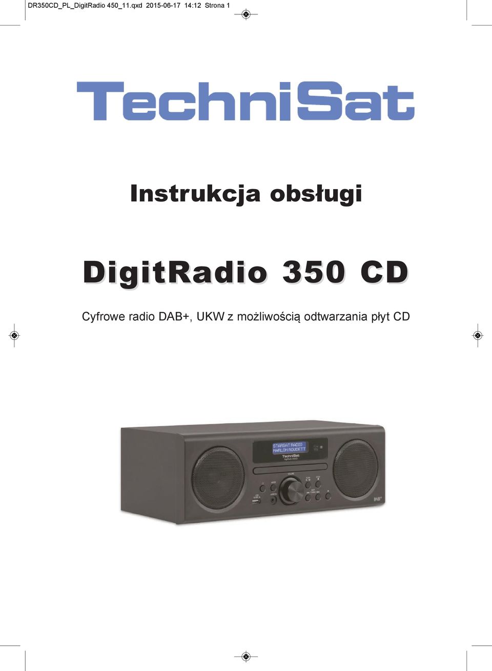 Instrukcja obsługi DigitRadio 350 CD