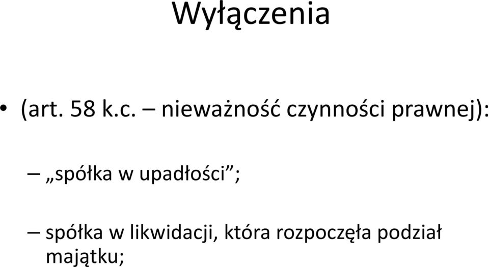 nieważność czynności prawnej):