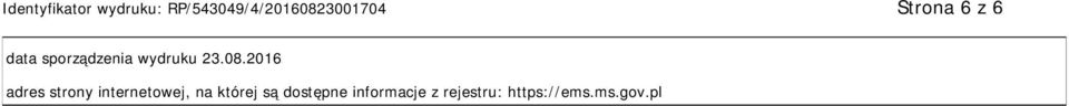 2016 adres strony internetowej, na