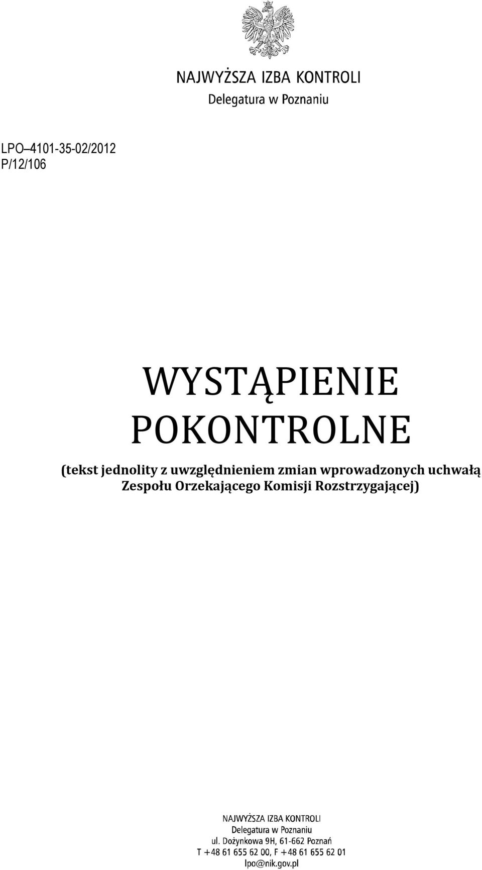 jednolity z uwzględnieniem zmian