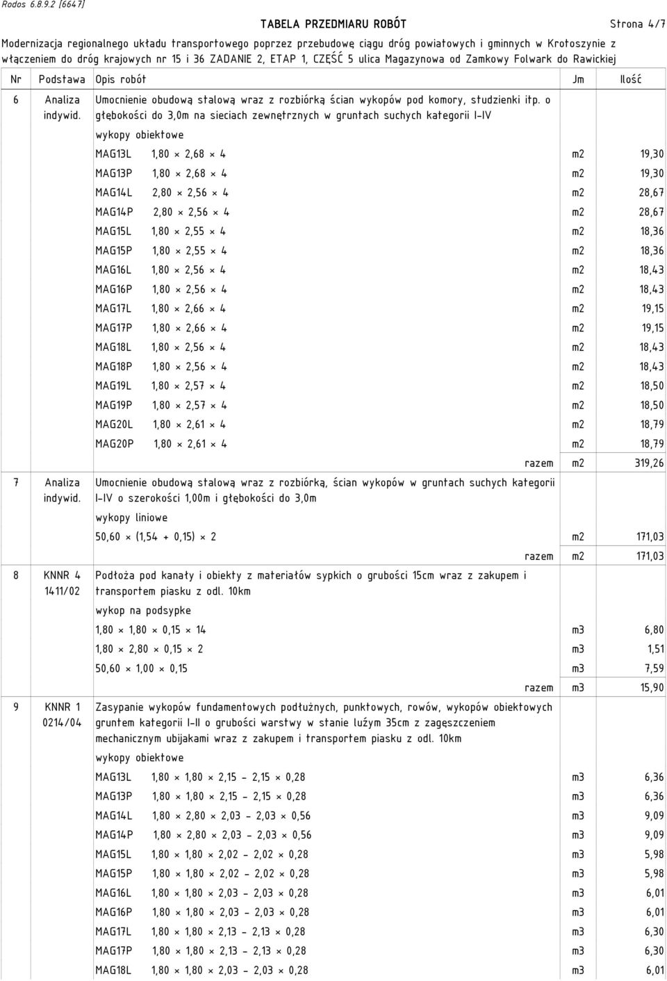 m2 28,67 MAG15L 1,80 2,55 4 m2 18,36 MAG15P 1,80 2,55 4 m2 18,36 MAG16L 1,80 2,56 4 m2 18,43 MAG16P 1,80 2,56 4 m2 18,43 MAG17L 1,80 2,66 4 m2 19,15 MAG17P 1,80 2,66 4 m2 19,15 MAG18L 1,80 2,56 4 m2