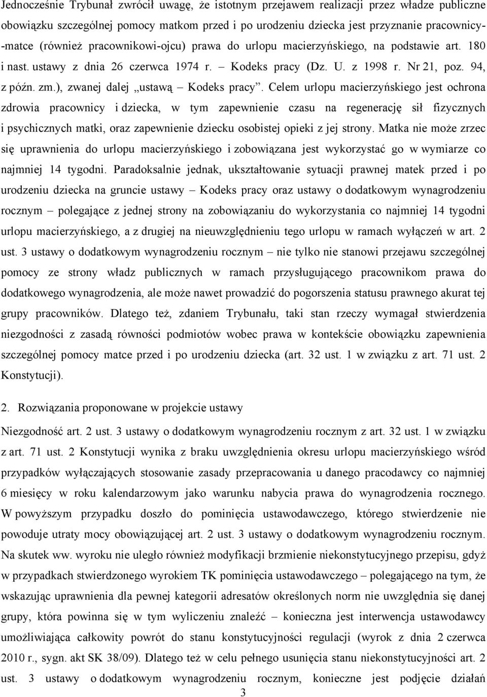 ), zwanej dalej ustawą Kodeks pracy.