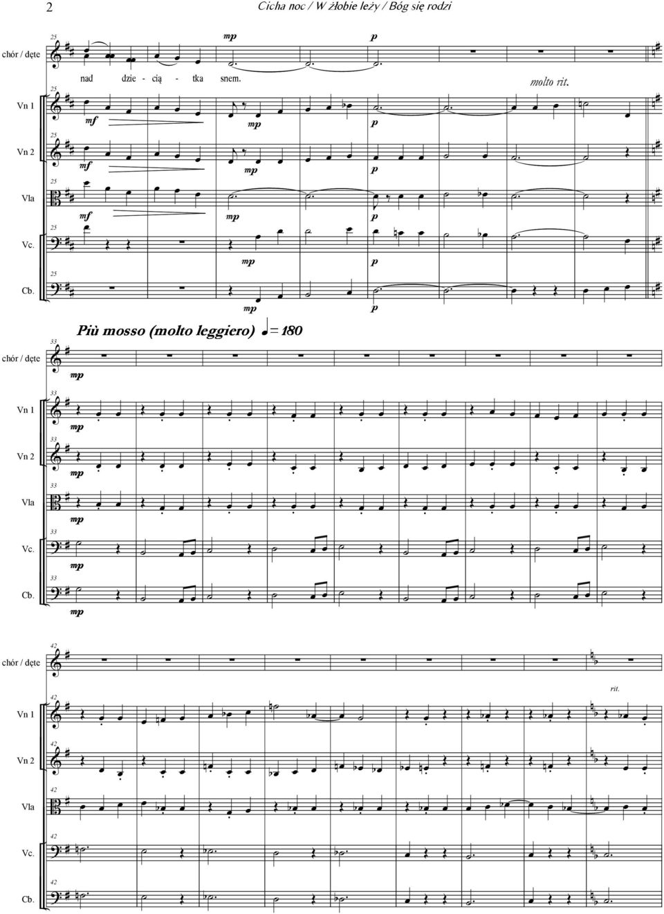 (molto leggiero) q» º B snem n molto rit n