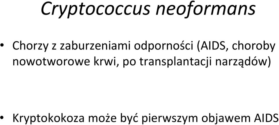 nowotworowe krwi, po transplantacji