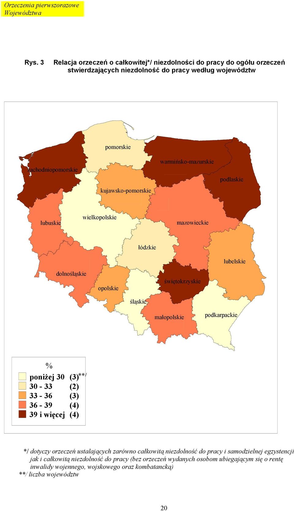 warmińsko-mazurskie podlaskie lubuskie wielkopolskie mazowieckie łódzkie lubelskie dolnośląskie opolskie świętokrzyskie śląskie małopolskie podkarpackie Wojew_16_3 po Pole1 %