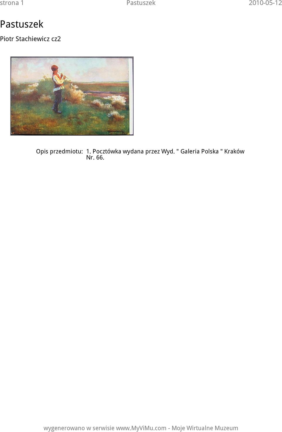 Pocztówka wydana przez Wyd.