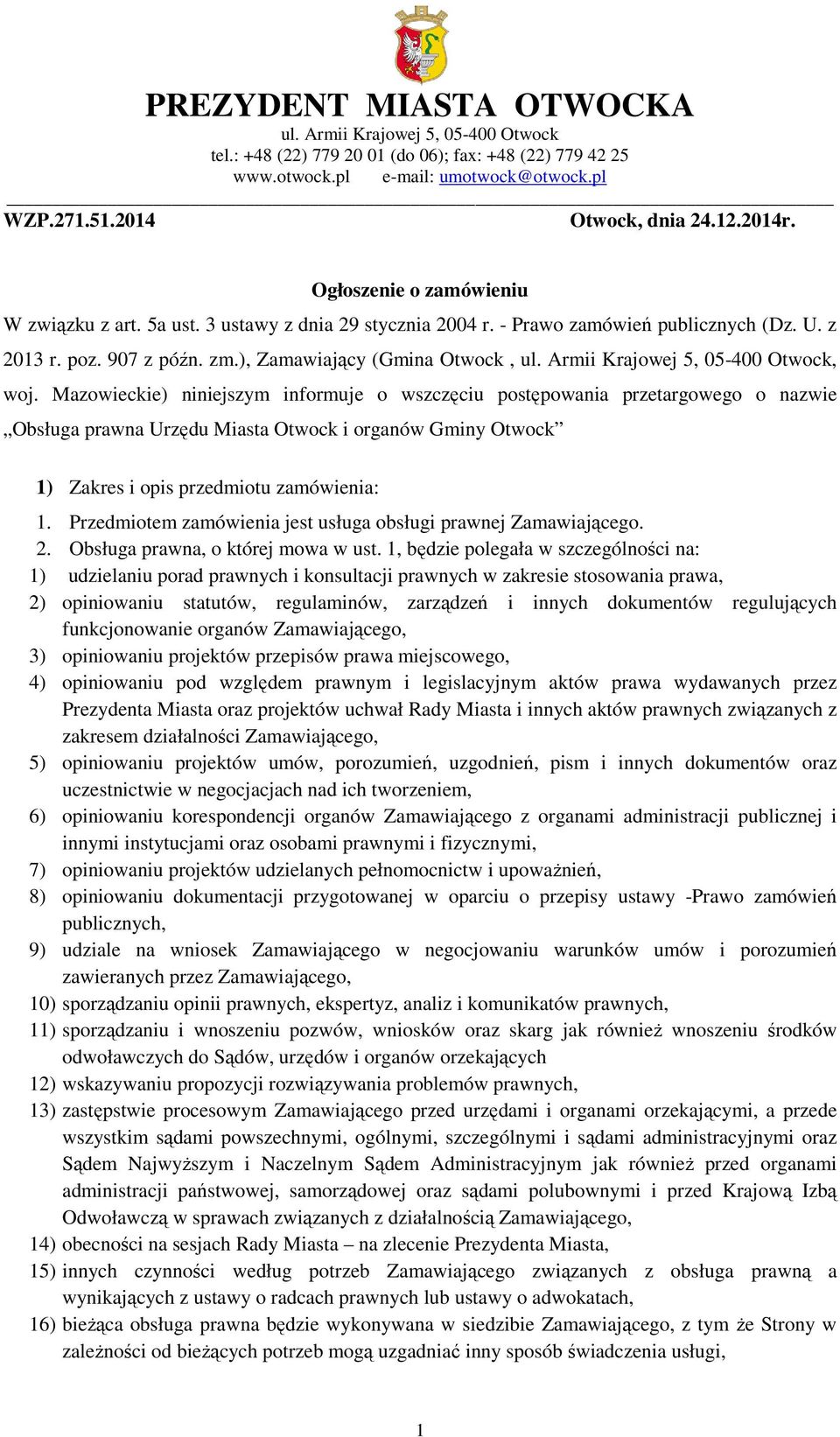 Armii Krajowej 5, 05-400 Otwock, woj.