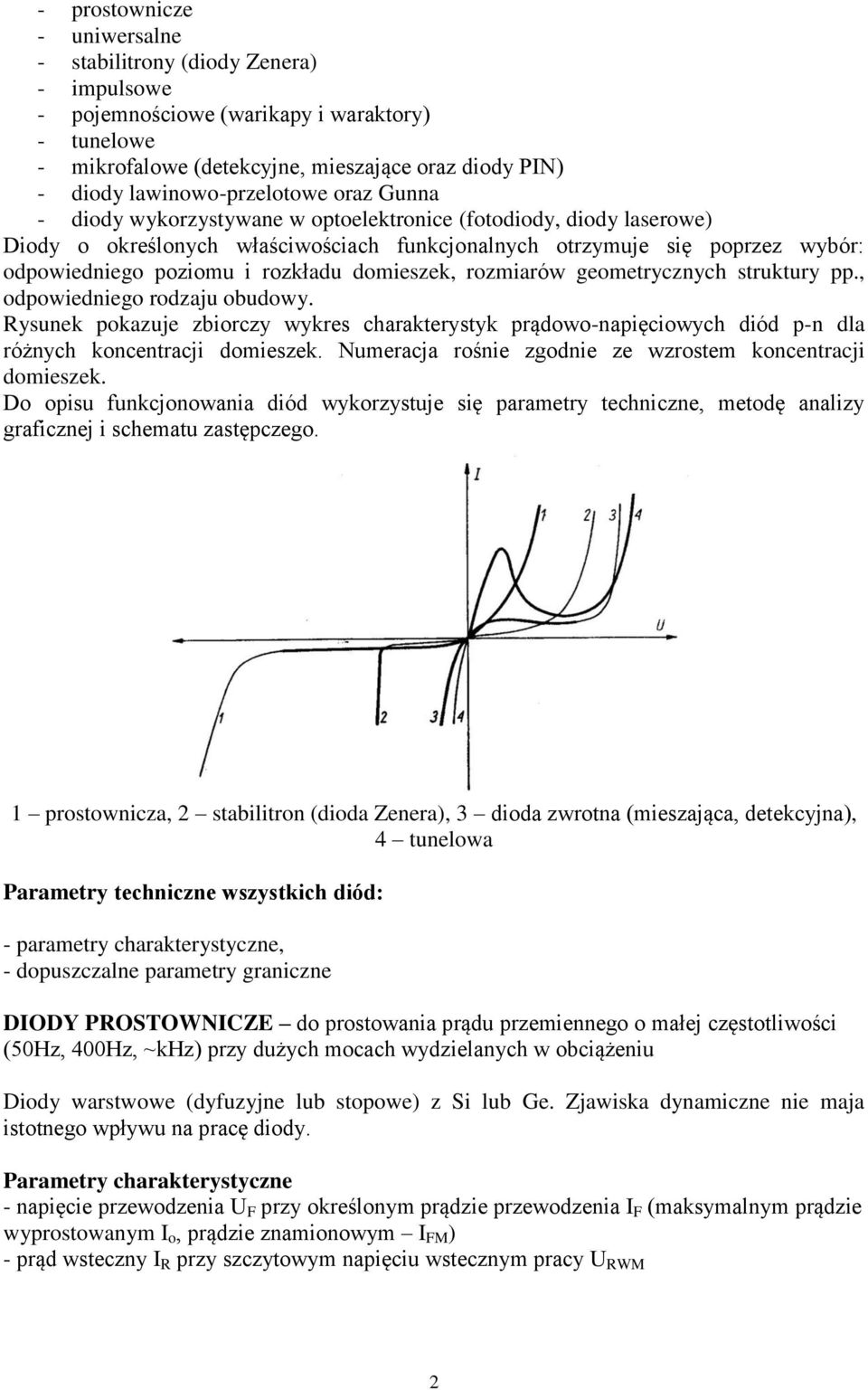 poziomu i rozkładu domieszek, rozmiarów geometrycznych struktury pp., odpowiedniego rodzaju obudowy.