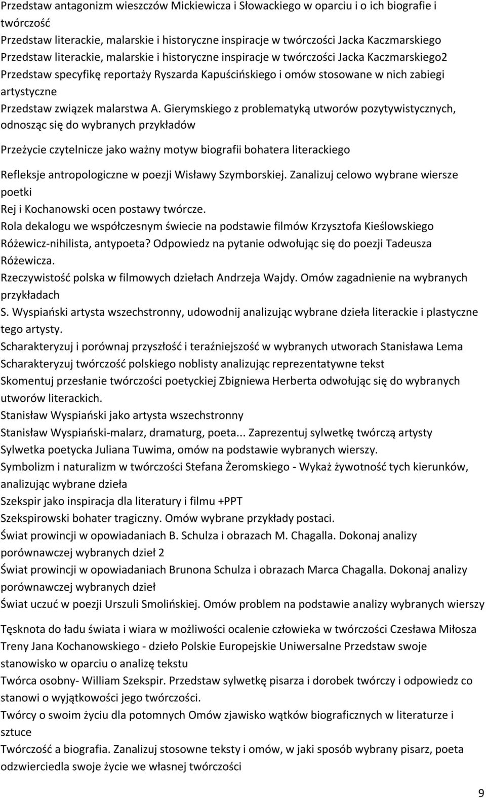 malarstwa A.