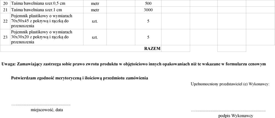 5 przenoszenia Pojemnik plastikowy o wymiarach 23 30x30x20 z pokrywą i rączką do przenoszenia szt.