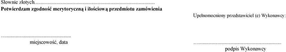 Upełnomocniony przedstawiciel (e)