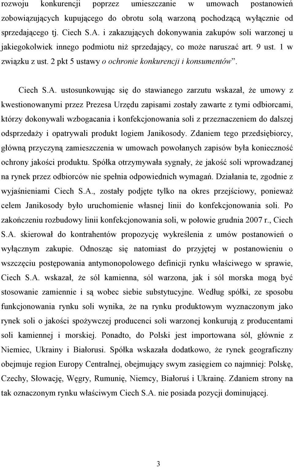 Ciech S.A.