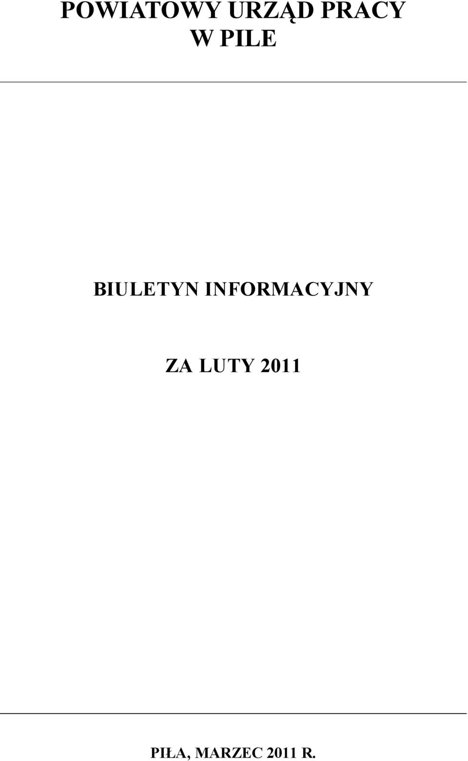 INFORMCYJNY Z LUTY
