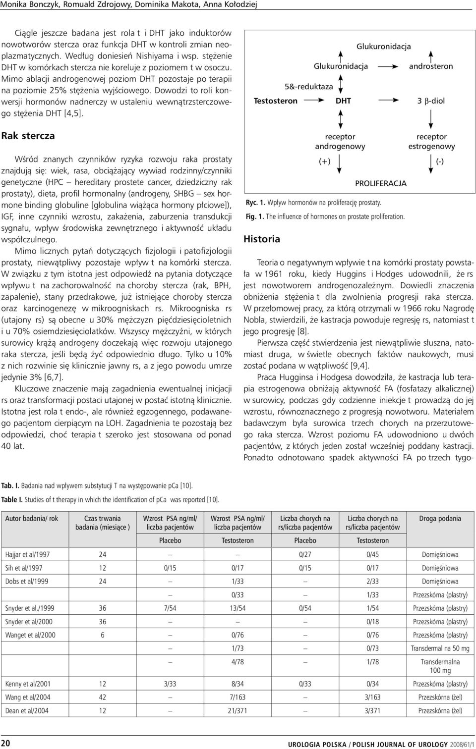 Dowodzi to roli konwersji hormonów nadnerczy w ustaleniu wewnątrzsterczowego stężenia DHT [4,5].