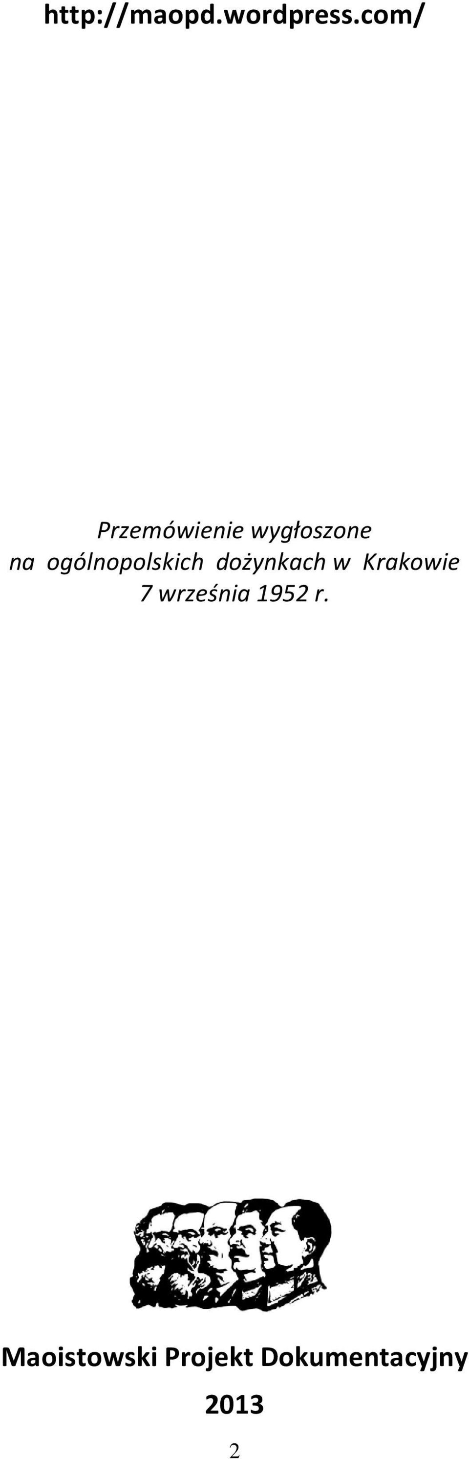 ogólnopolskich dożynkach w Krakowie 7