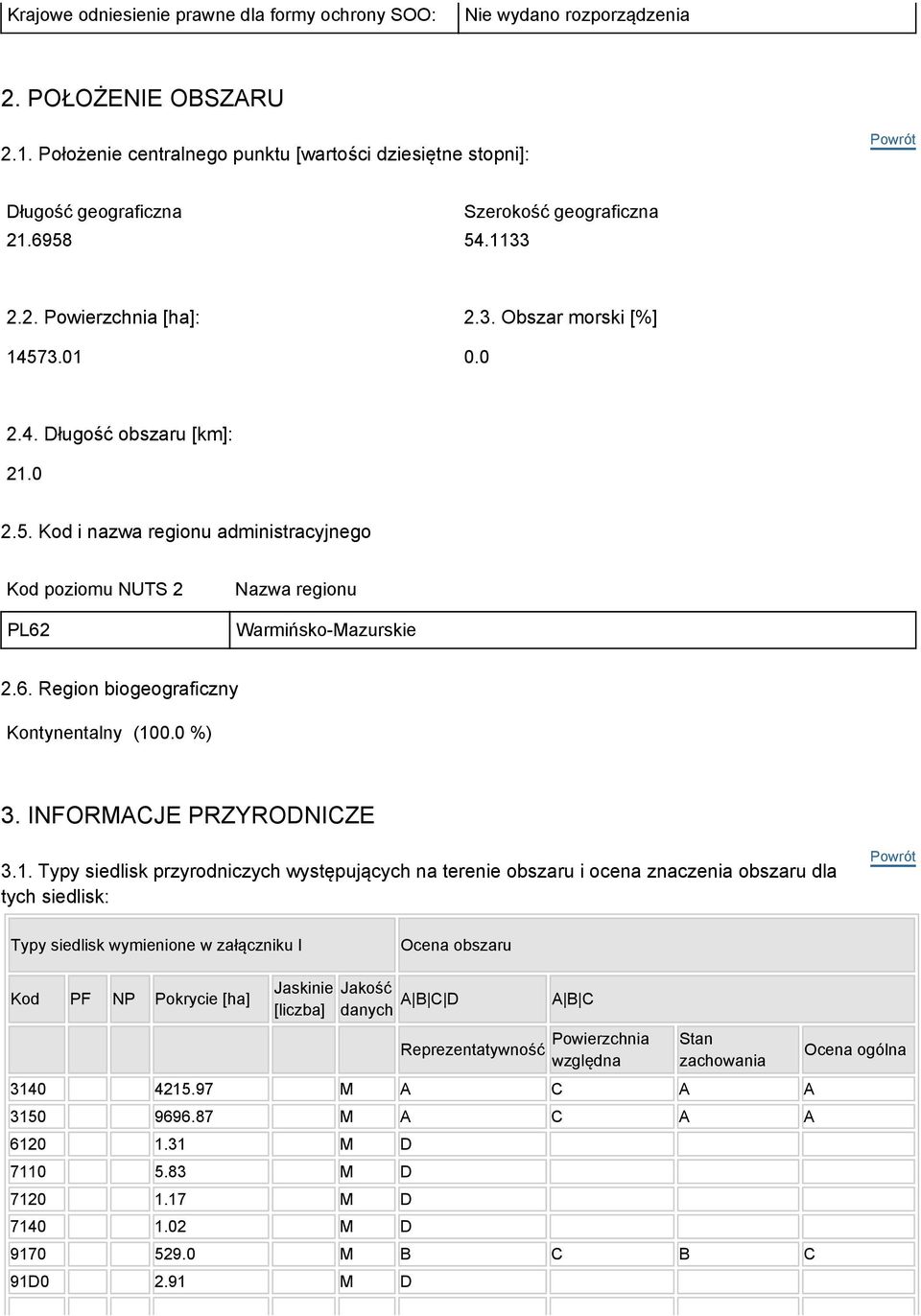 6. Region biogeograficzny Kontynentalny (10