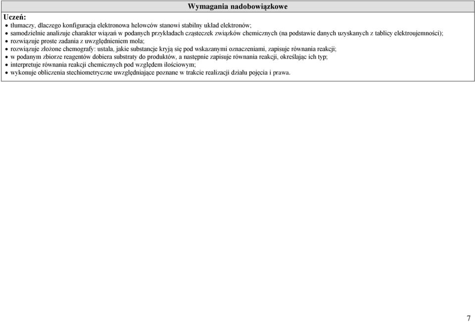 jakie substancje kryją się pod wskazanymi oznaczeniami, zapisuje równania reakcji; w podanym zbiorze reagentów dobiera substraty do produktów, a następnie zapisuje równania reakcji,
