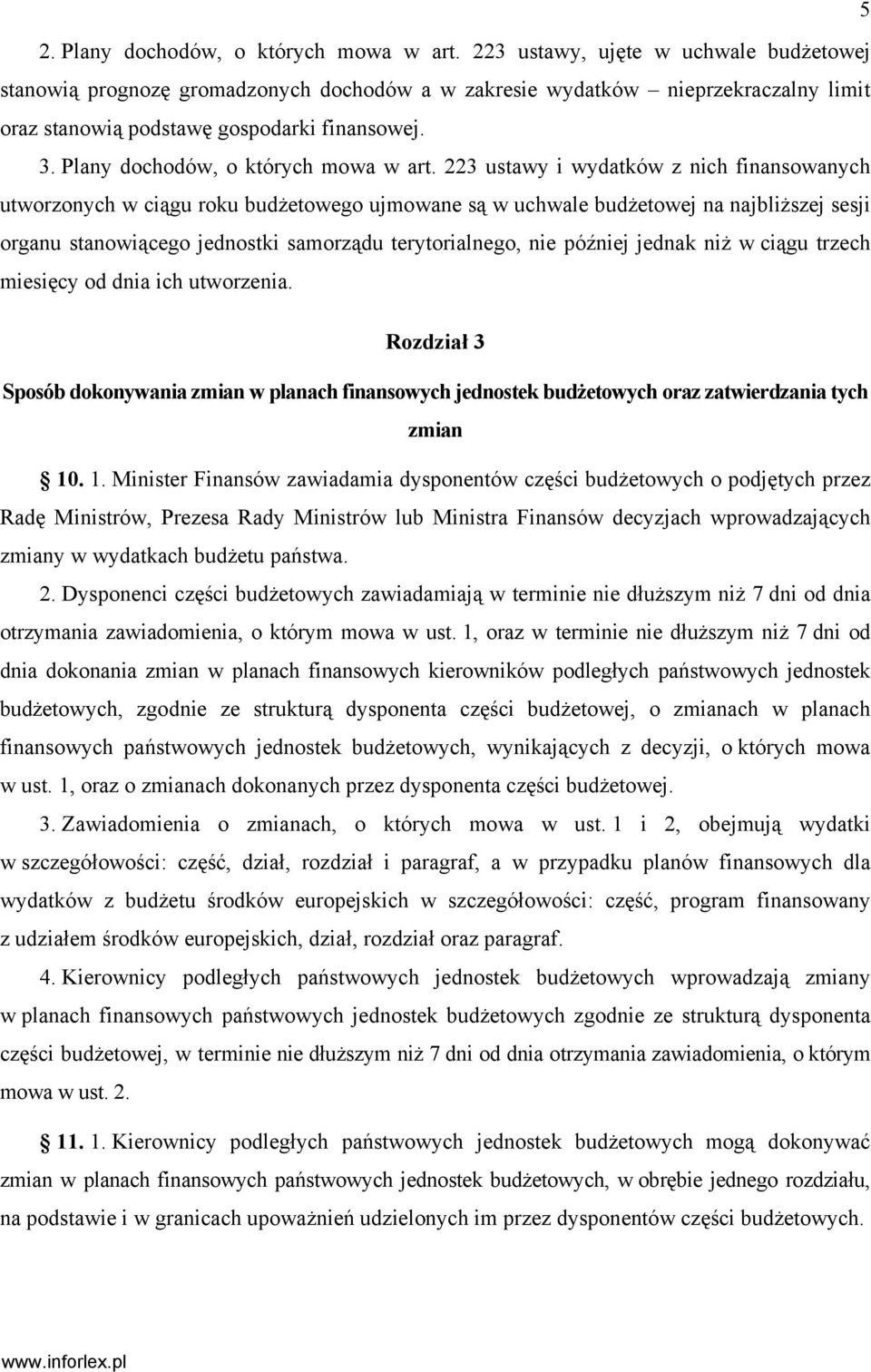 Plany dochodów, o których mowa w art.