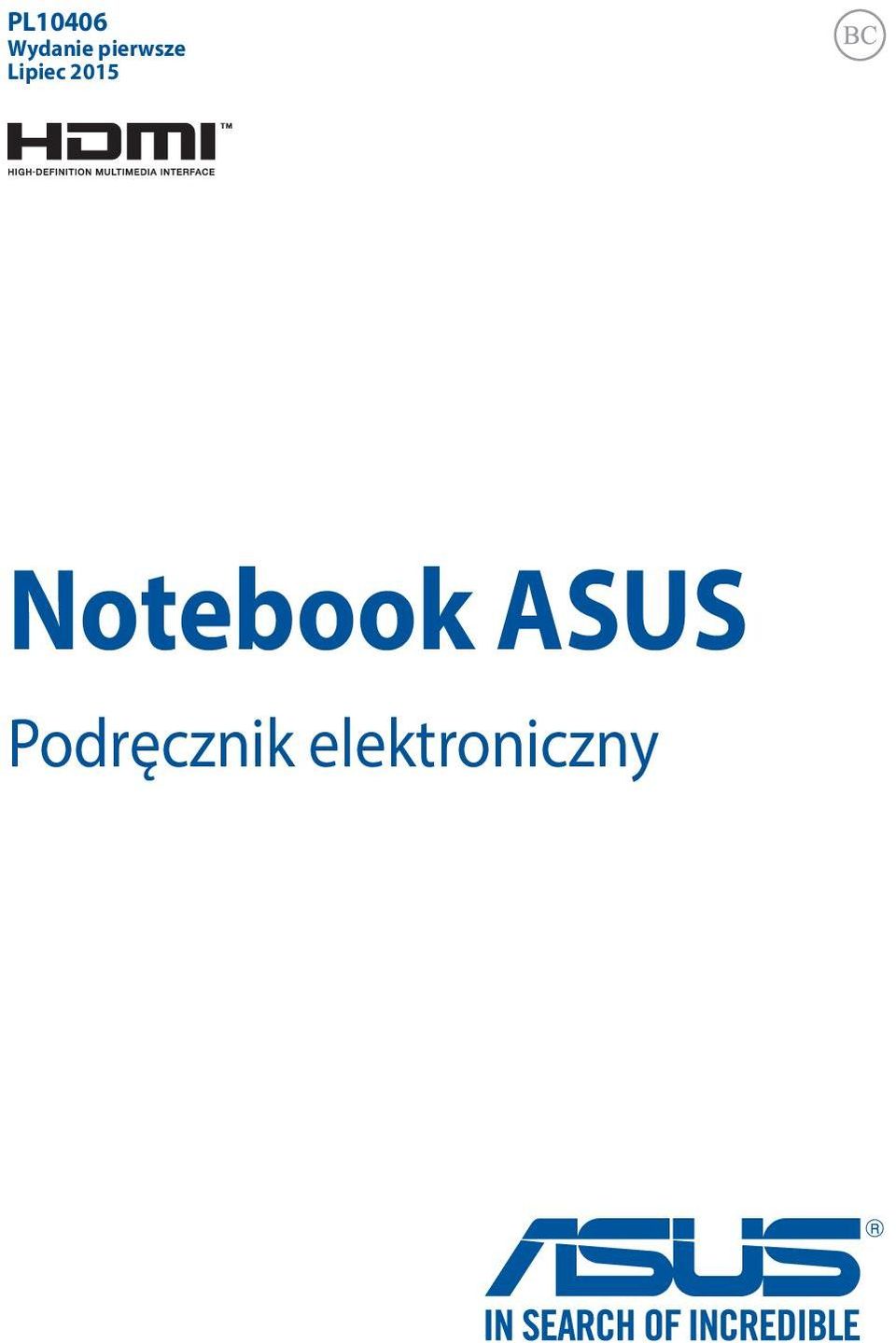 2015 Notebook ASUS